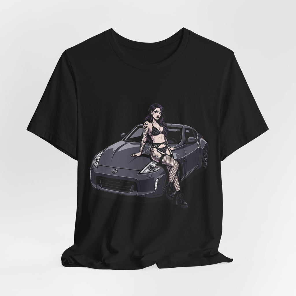 JDM Car Anime Girl Graphic T-Shirt