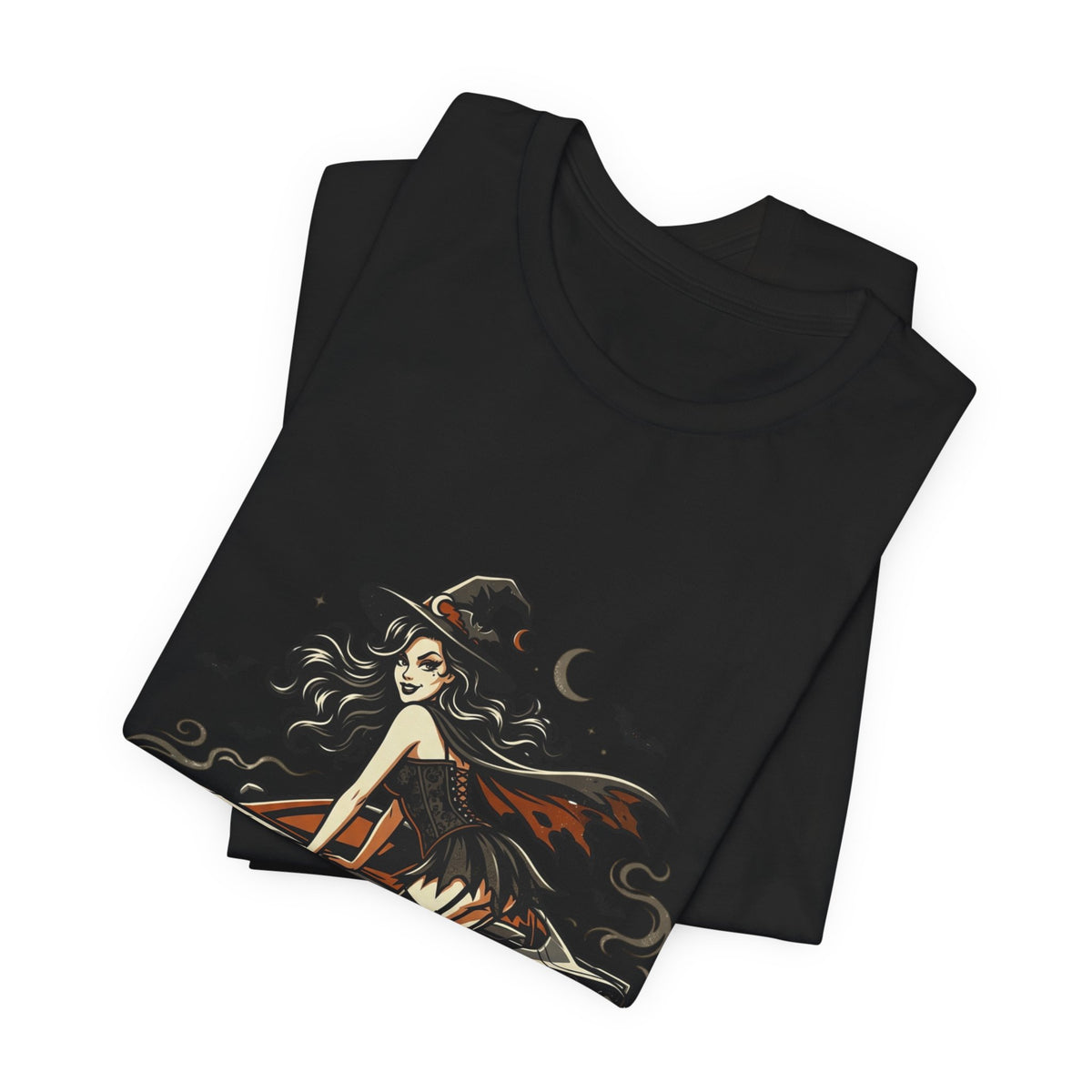 Witch Pinup Car T-Shirt