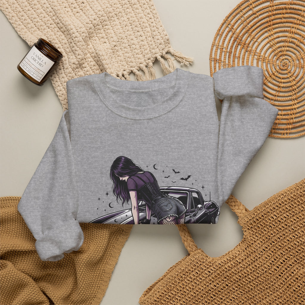 Streetgirl Retro Sports Car Crewneck Sweatshirt
