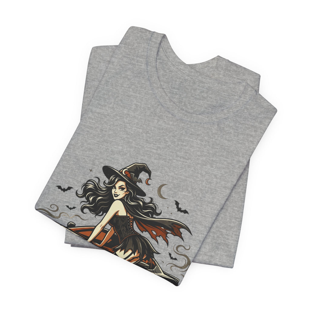 Witch Pinup Car T-Shirt