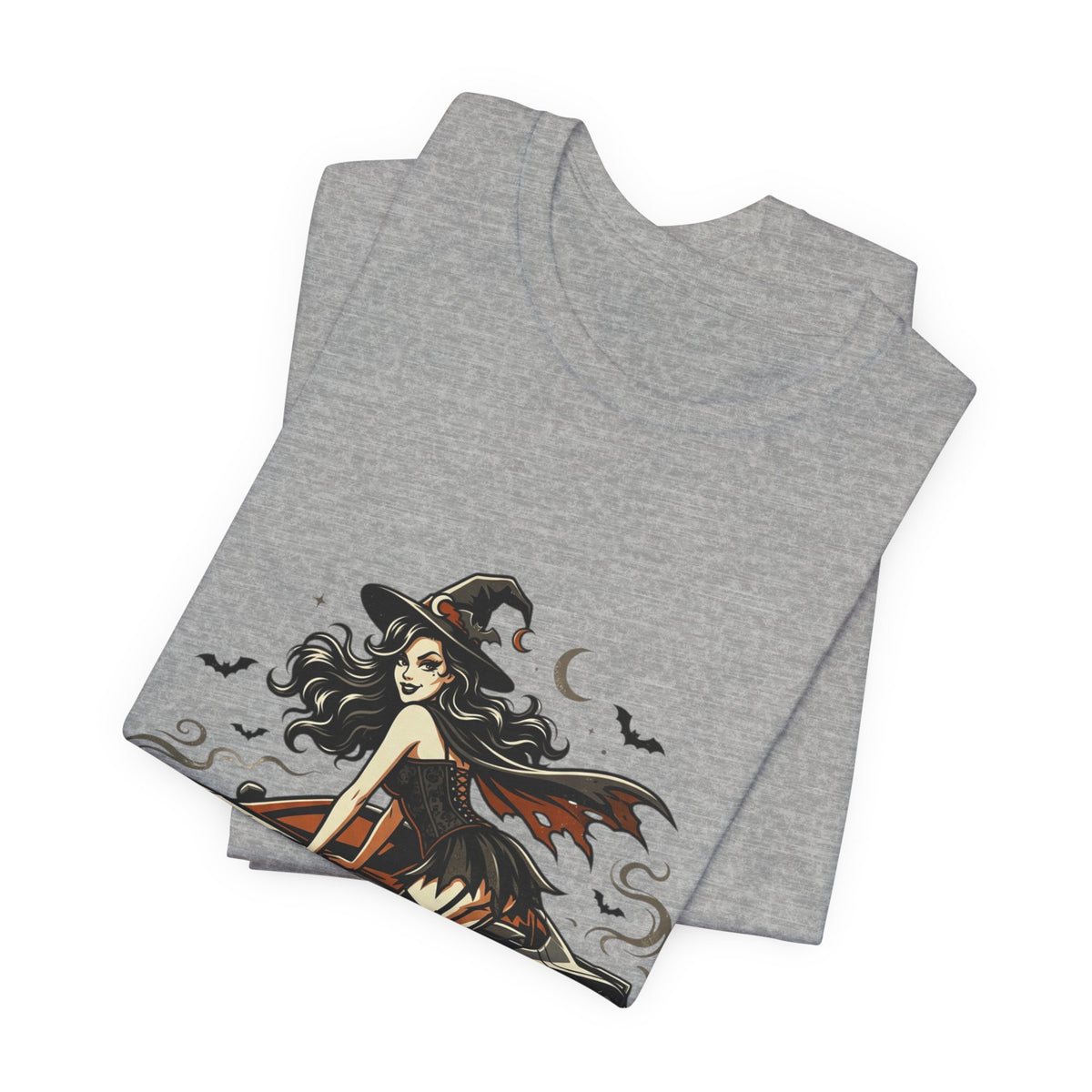 Witch Pinup Car T-Shirt