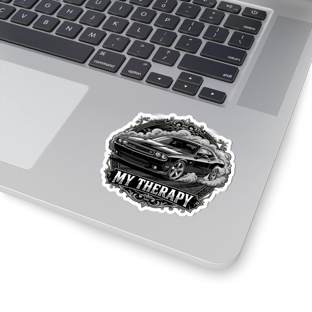 Classic Muscle Car 'My Therapy' Sticker