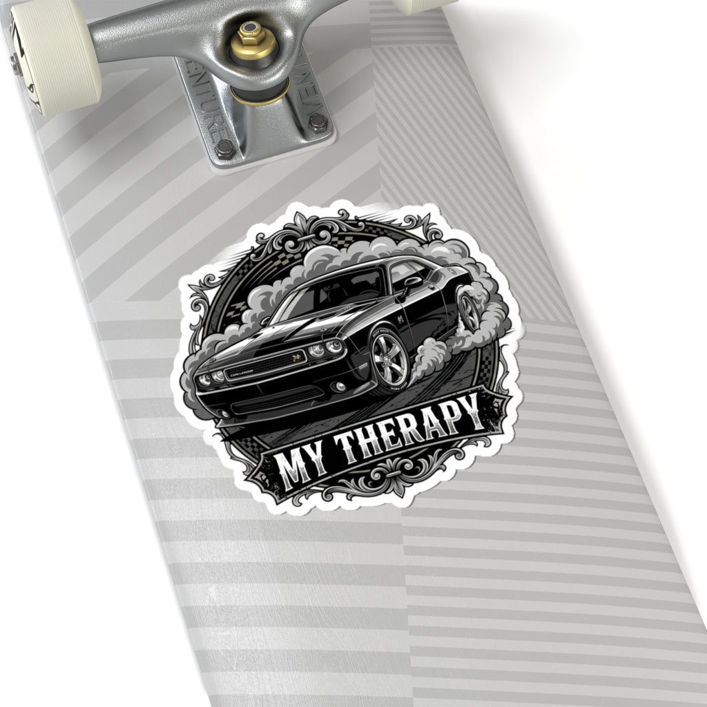 Classic Muscle Car 'My Therapy' Sticker