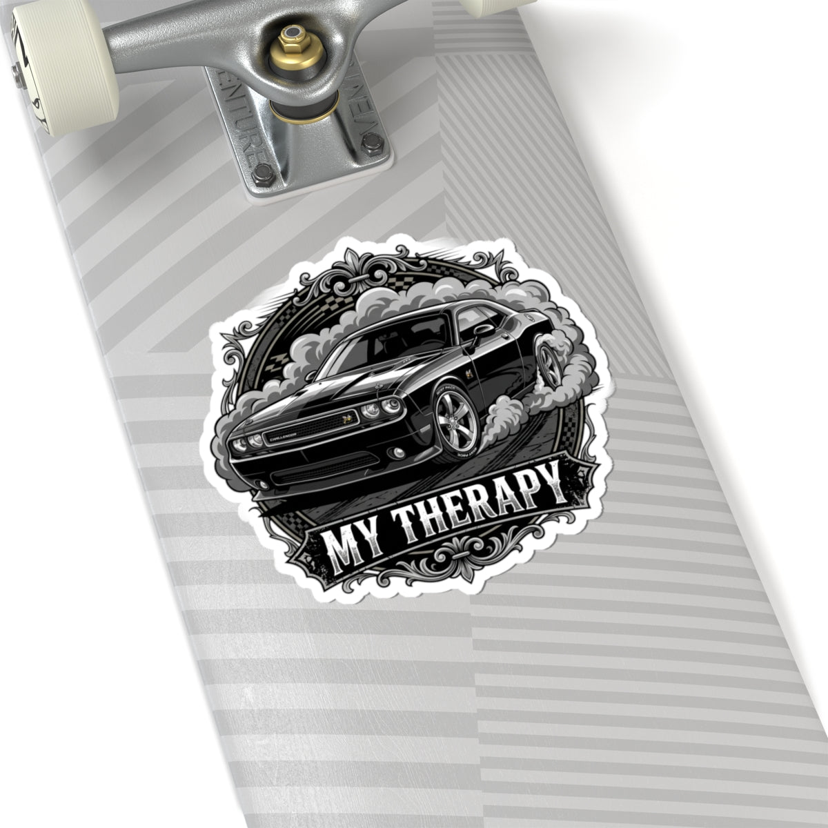 Classic Muscle Car 'My Therapy' Sticker