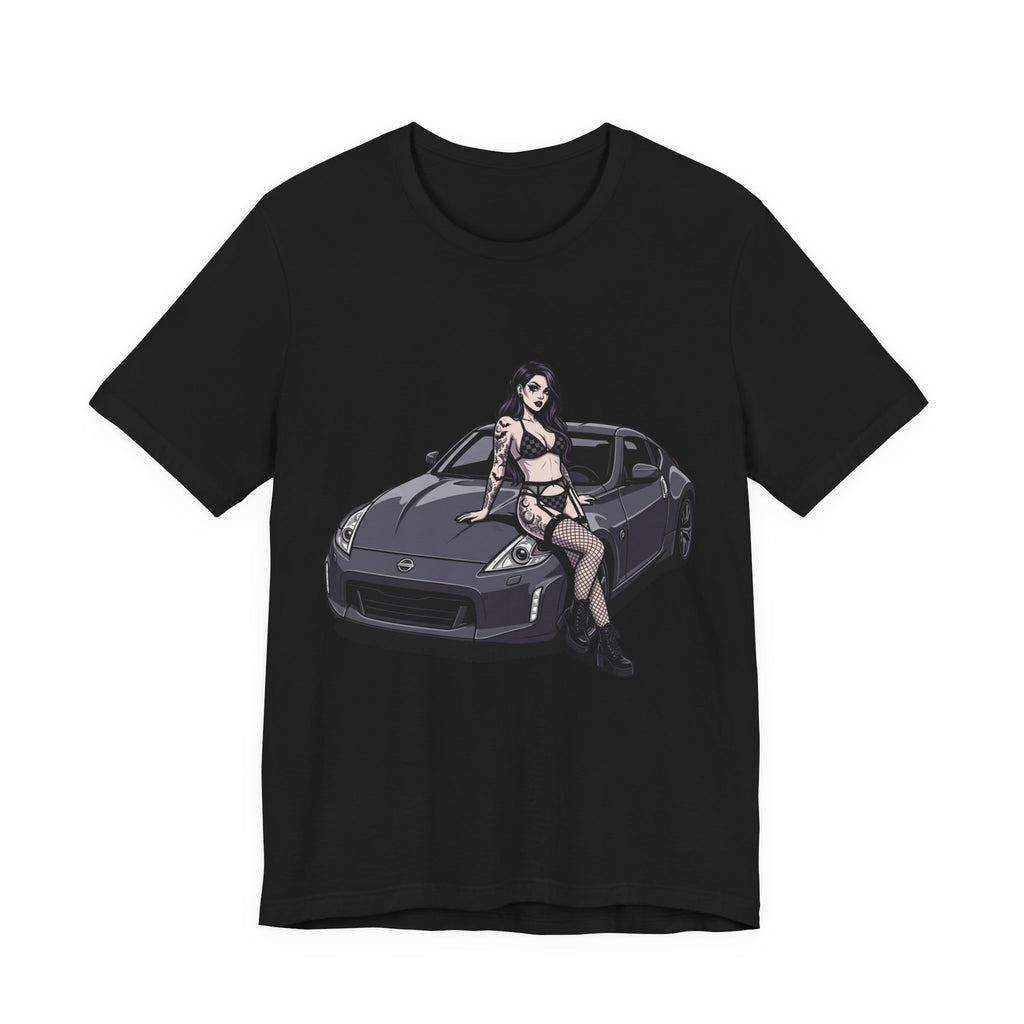 JDM Car Anime Girl Graphic T-Shirt