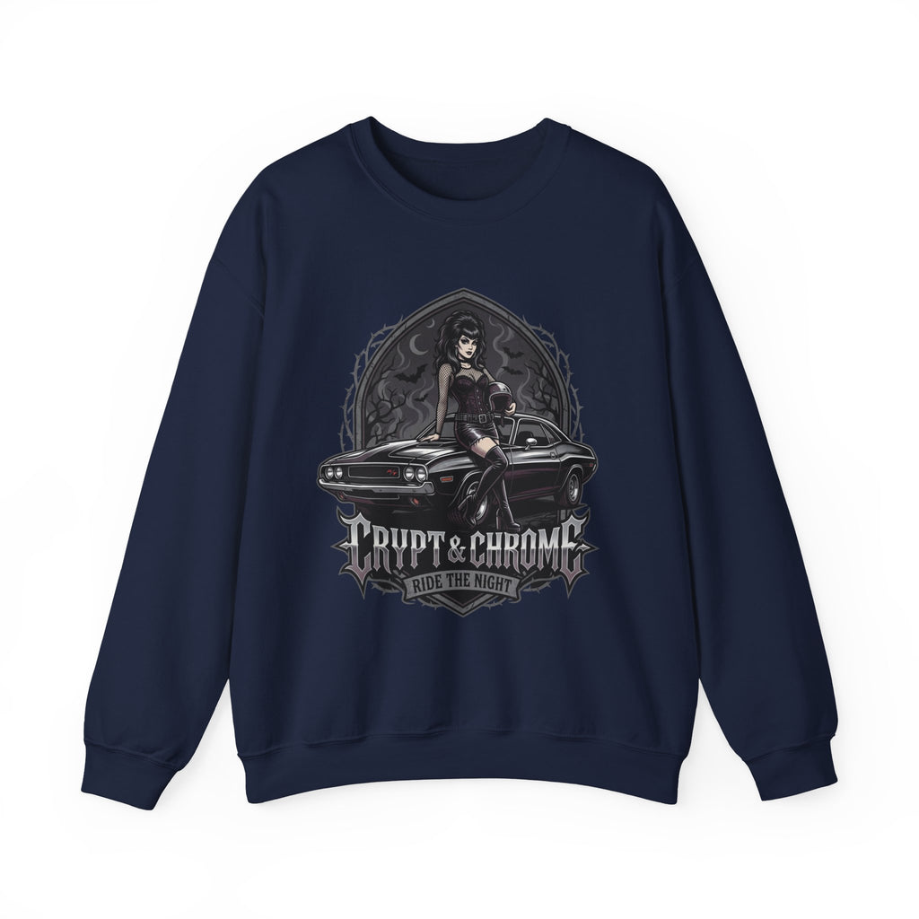 Cyrpt & Chrome 'Ride the Night' Crewneck Sweatshirt