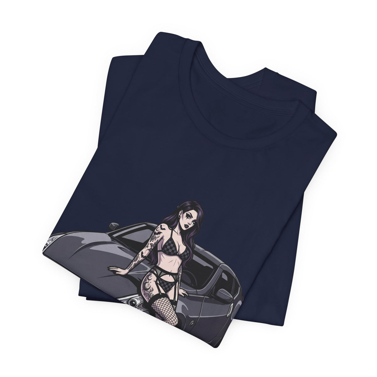 JDM Car Anime Girl Graphic T-Shirt