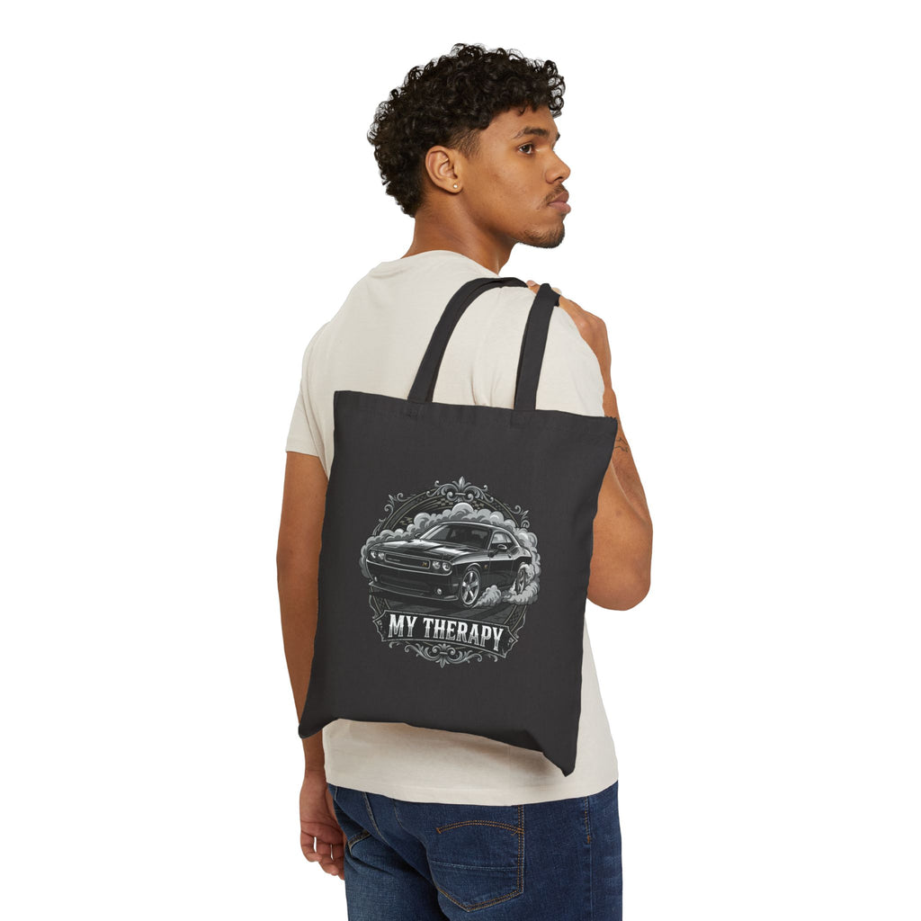 My Therapy Car Enthusiast Canvas Tote Bag