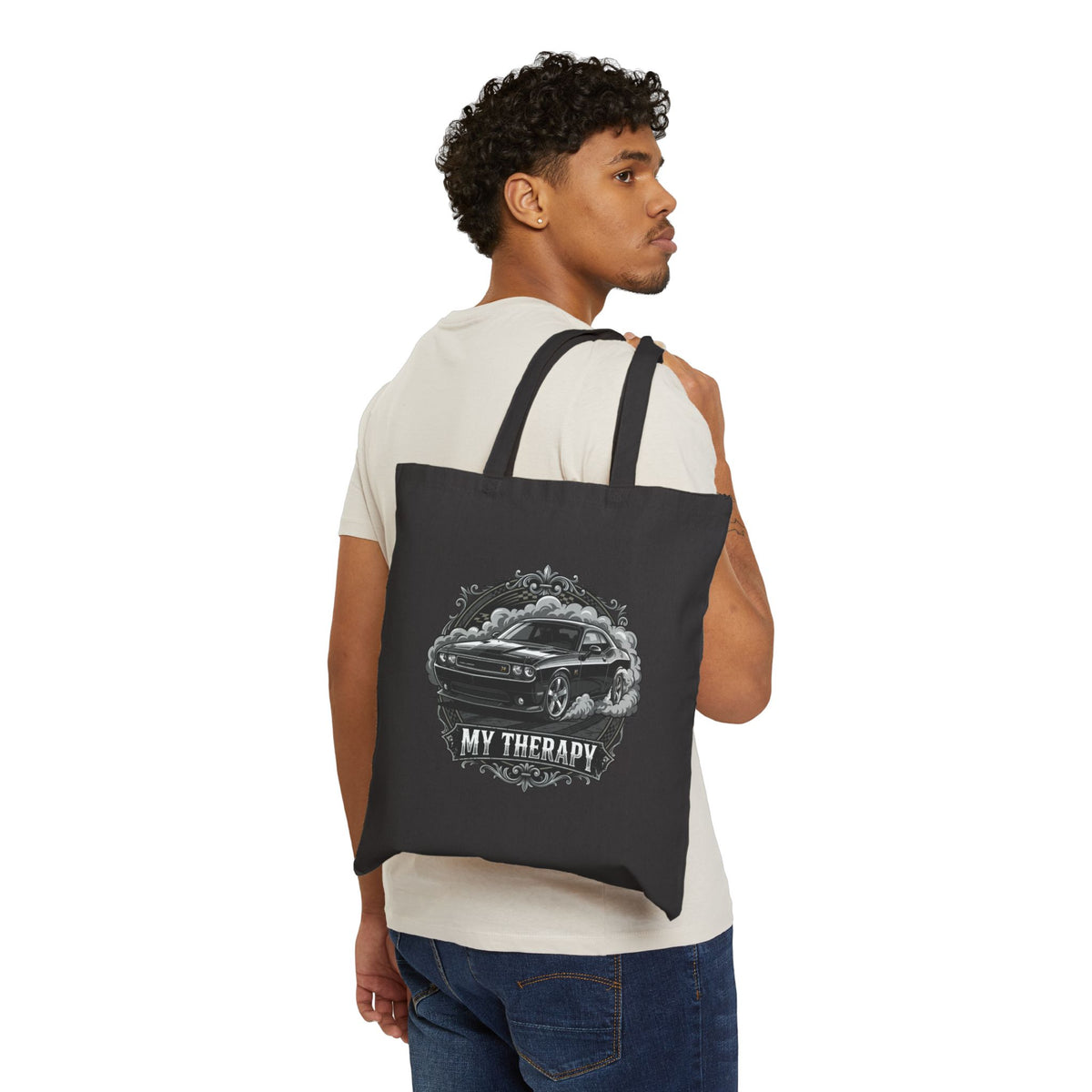 My Therapy Car Enthusiast Canvas Tote Bag