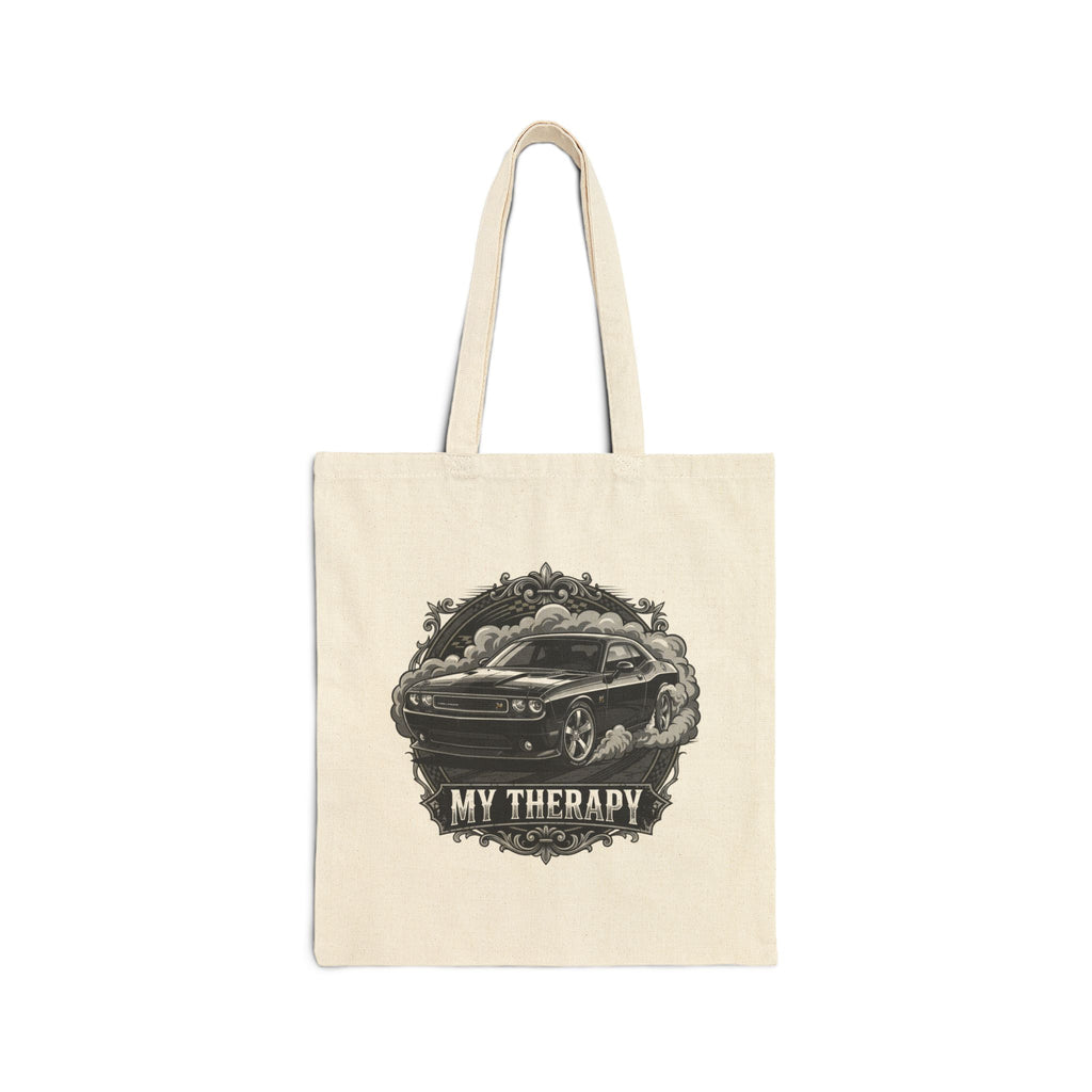 My Therapy Car Enthusiast Canvas Tote Bag