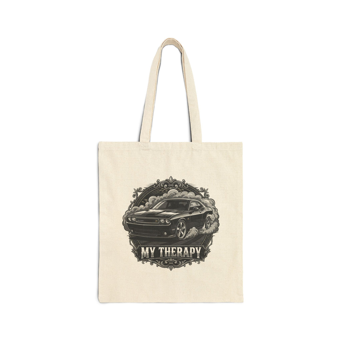 My Therapy Car Enthusiast Canvas Tote Bag