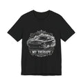 Car T-Shirt "My Therapy" Muscle Car Graphic Tee - Automotive Gift