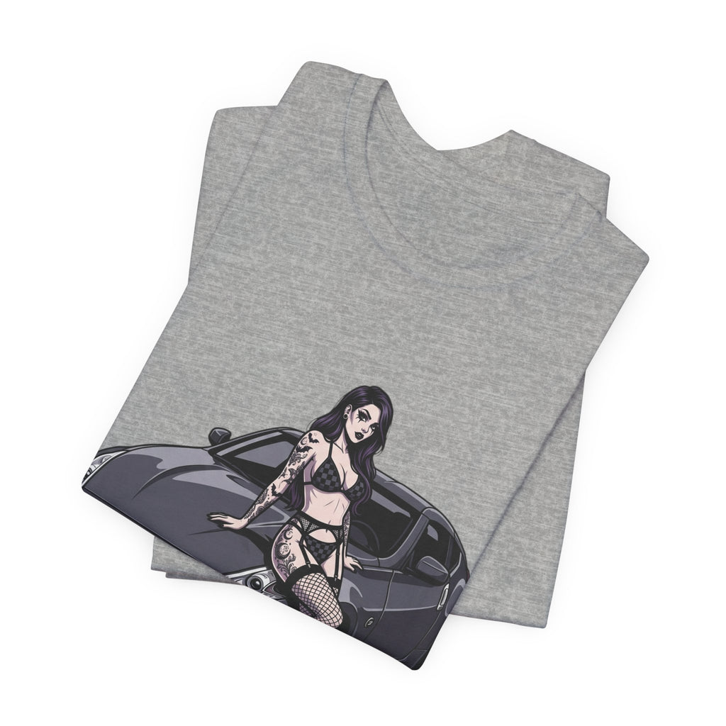 JDM Car Anime Girl Graphic T-Shirt
