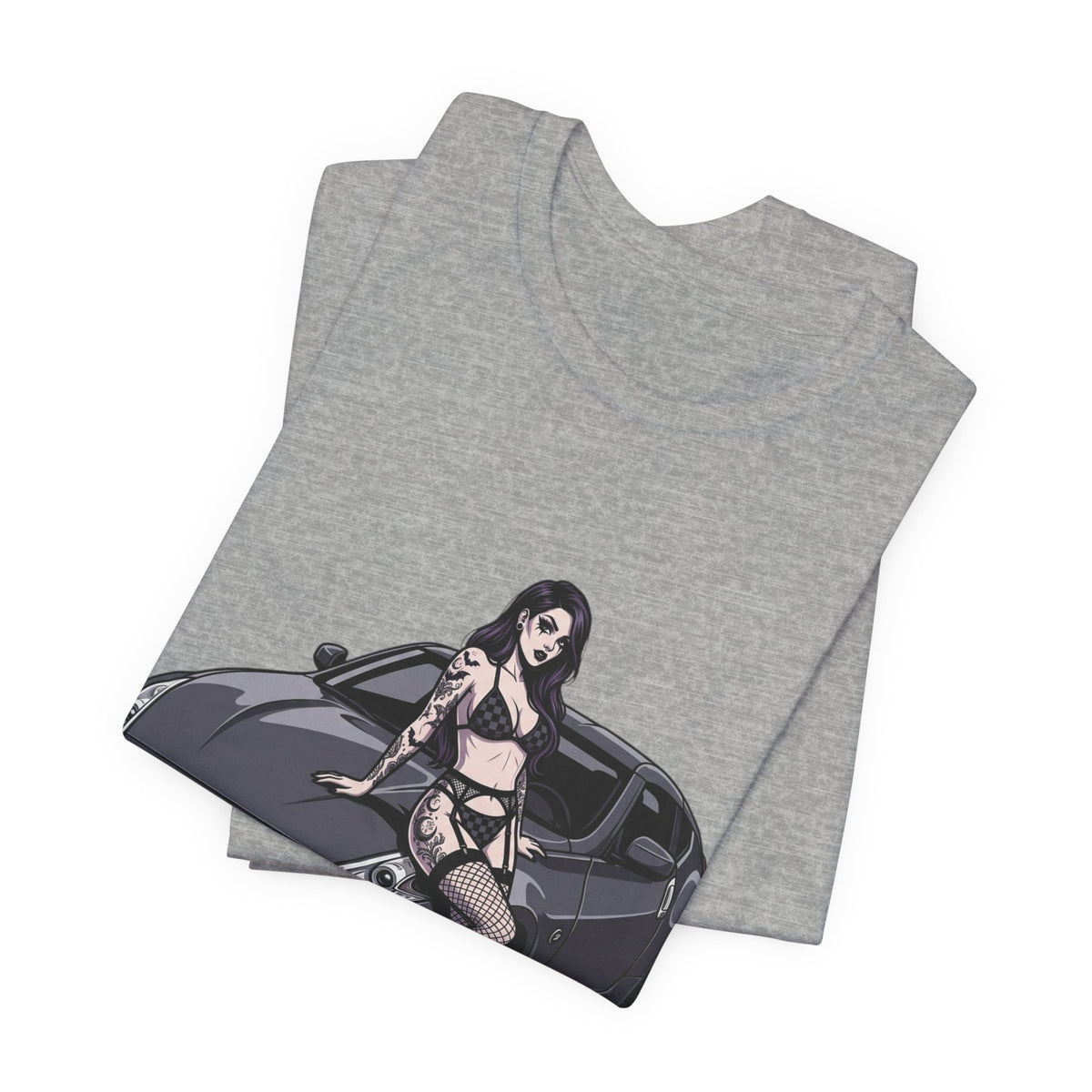 JDM Car Anime Girl Graphic T-Shirt