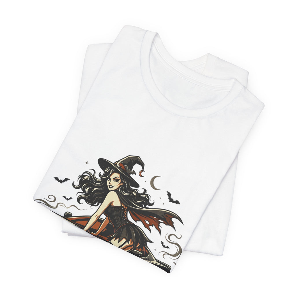 Witch Pinup Car T-Shirt