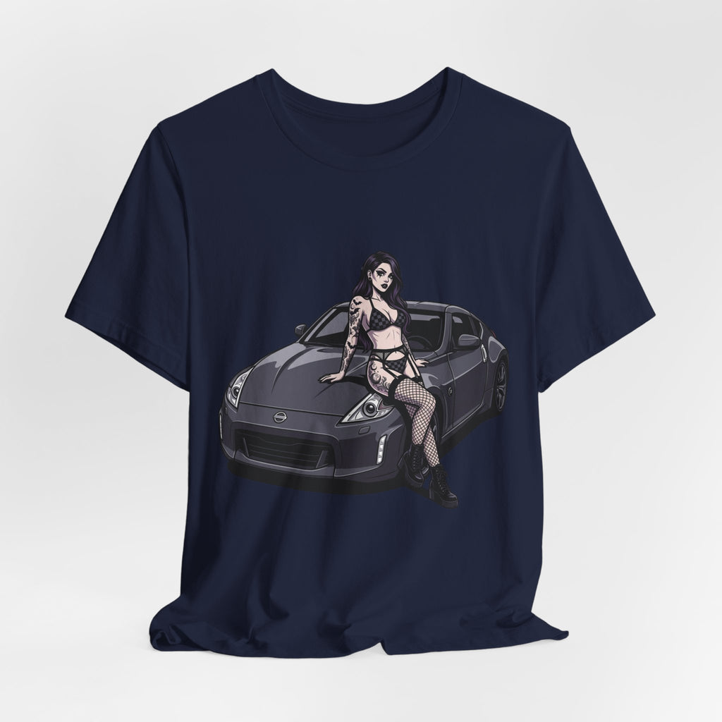 JDM Car Anime Girl Graphic T-Shirt
