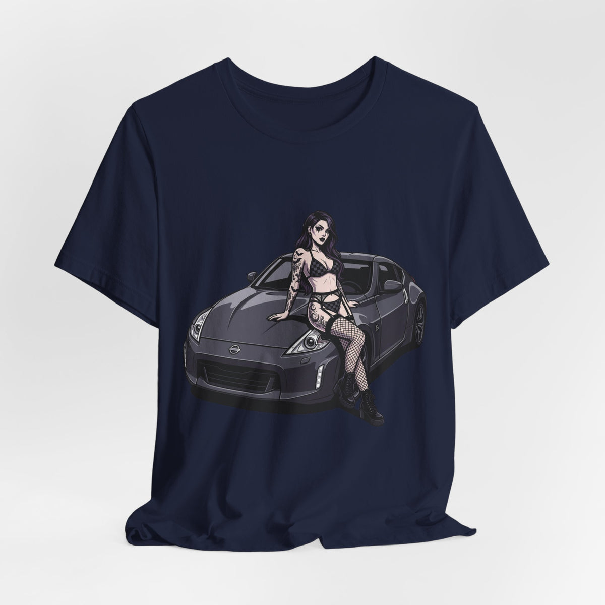 JDM Car Anime Girl Graphic T-Shirt