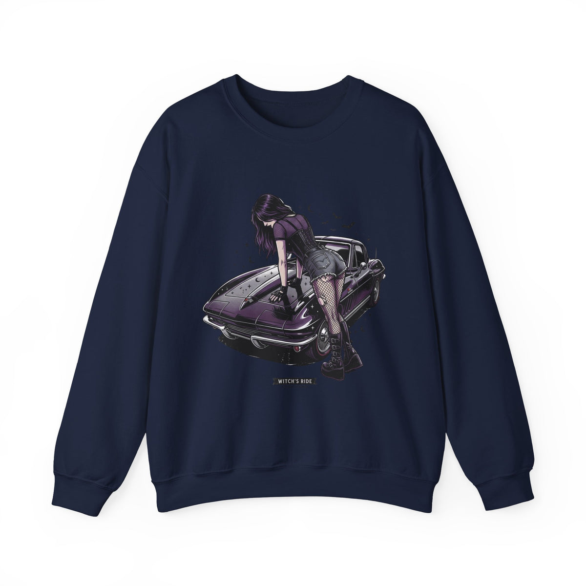 Streetgirl Retro Sports Car Crewneck Sweatshirt