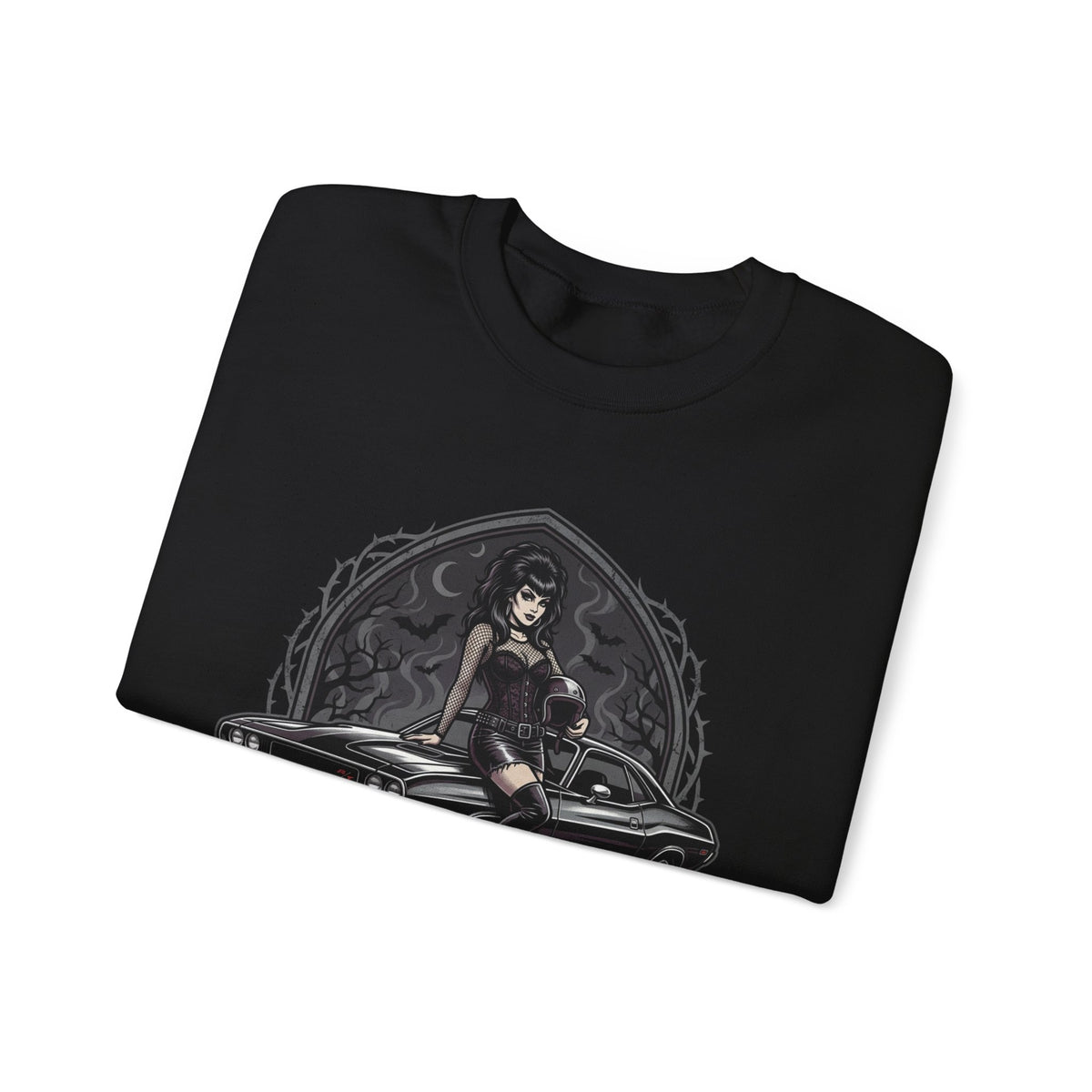Cyrpt & Chrome 'Ride the Night' Crewneck Sweatshirt