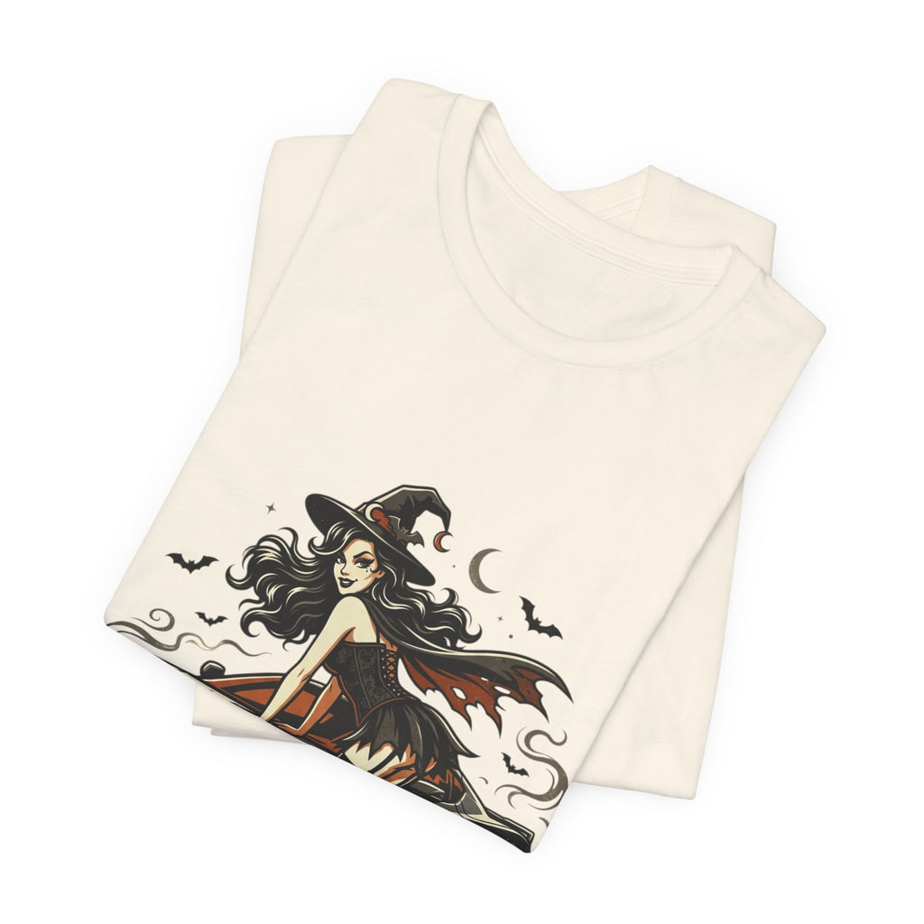 Witch Pinup Car T-Shirt