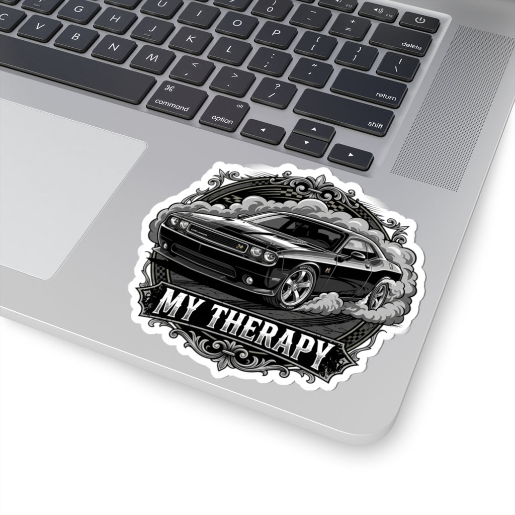 Classic Muscle Car 'My Therapy' Sticker