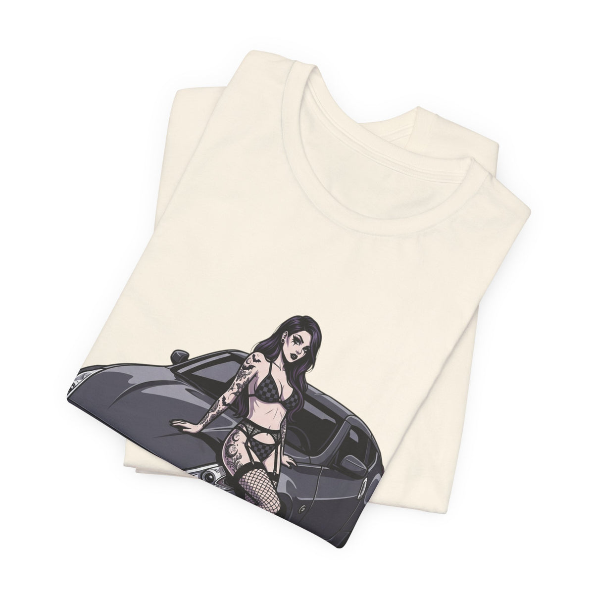 JDM Car Anime Girl Graphic T-Shirt