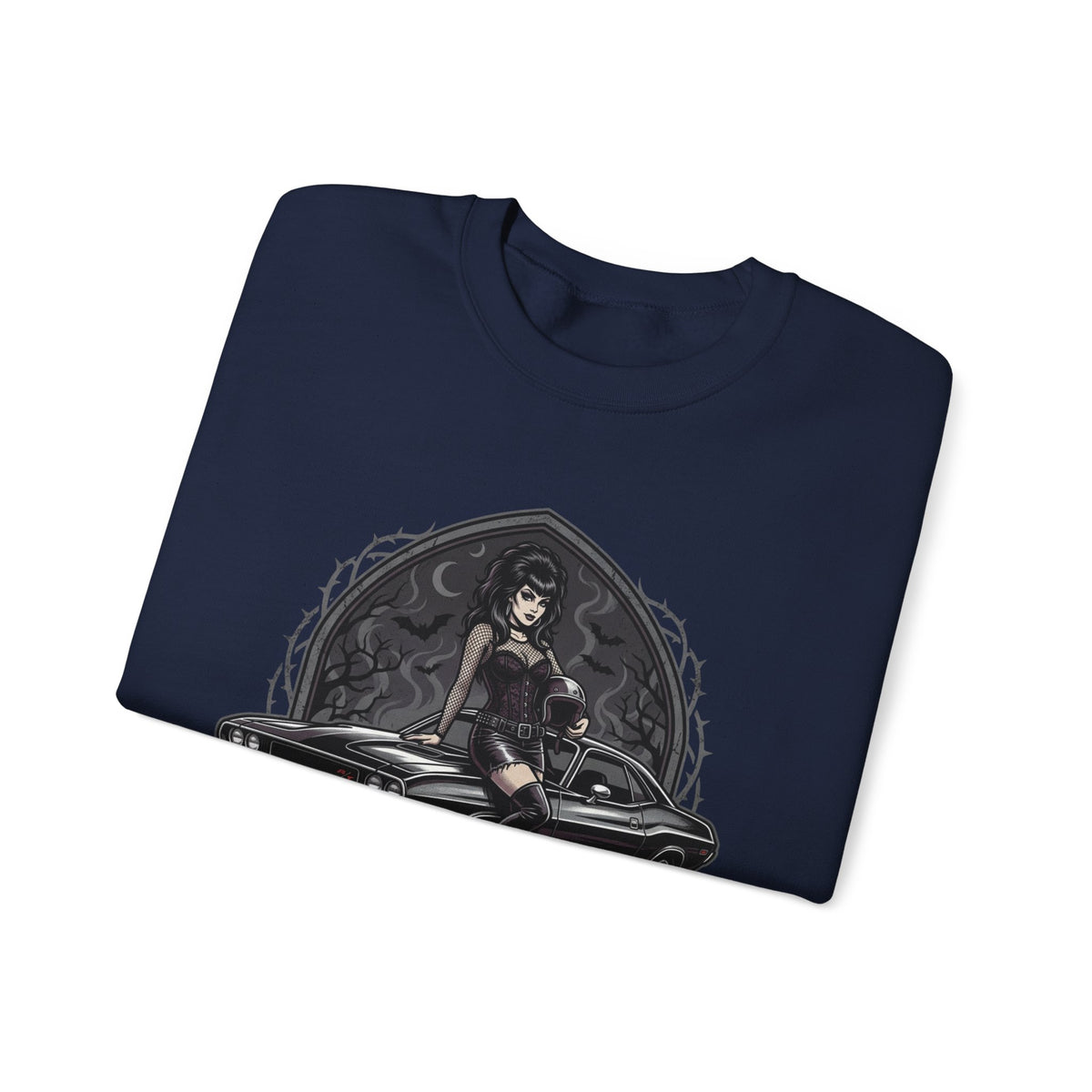 Cyrpt & Chrome 'Ride the Night' Crewneck Sweatshirt