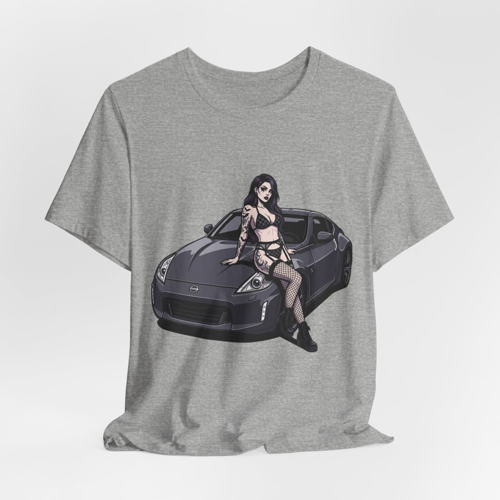 JDM Car Anime Girl Graphic T-Shirt