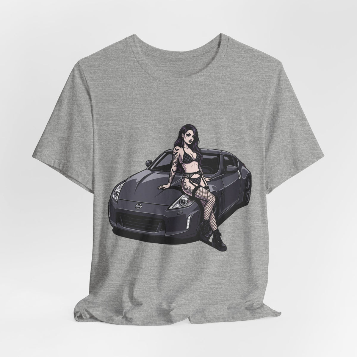 JDM Car Anime Girl Graphic T-Shirt